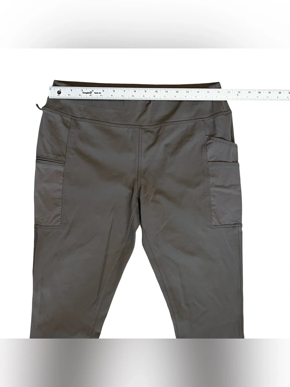 Carhartt Women’s Sz L Green Fitted Legging Pull On Force Utility Pockets